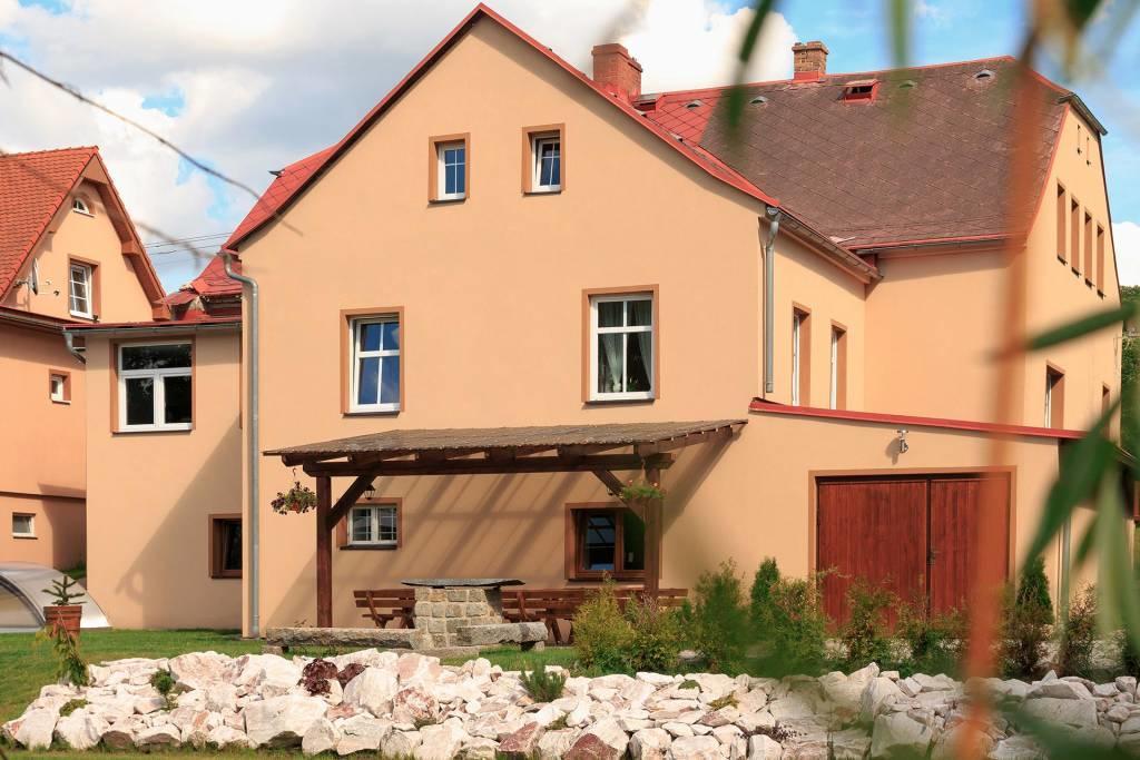 Domek U rybníčku Krásná Lípa Exteriér fotografie