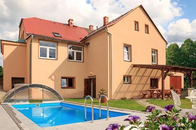 Domek U rybníčku Krásná Lípa Exteriér fotografie